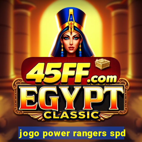 jogo power rangers spd